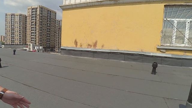 Итог кровельных работ на Краснобогатырской. Монтаж рулонной гидроизоляции на плоской кровле смотреть онлайн