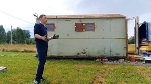Бытовка своими руками из металлического гаража.