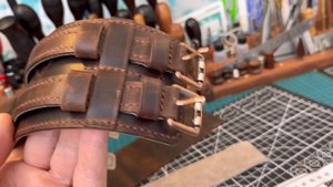 Ремешок напульсник из кожи crazy horse #ремешокнапульсник