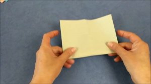 Простой прямоугольный конверт из бумаги своими руками. Конверт для денег. Paper envelope DIY