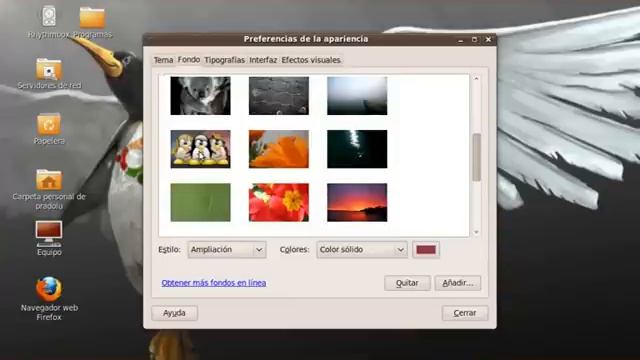 Linux Ubuntu 10.04 LTS - 10.10 poner y quitar paneles iconos escritorio смотреть онлайн