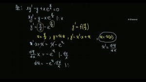 Дифференциальные уравнения 5. Однородные дифференциальные уравнения. Часть 2. - 720