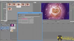 Как сделать часть картинки прозрачной, используя программу Sony Vegas Pro