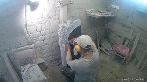 Резка роз на памятнике 2. Поэтапное изготовление гранитного памятника с розами.