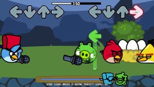 Friday Night Funkin' VS Angry Birds VS Bad Piggies FULL WEEK + Cutscene | Vs Ross V2 (FNF MOD/HARD)