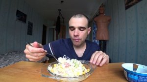 МУКБАНГ/АСМР САЛАТ ФРУКТОВЫЙ/ ФРУКТЫ/ЙОГУРТ ГРЕЧЕСКИЙ/  ДЕСЕРТ/ EATING/ASMR/Mukbang#247