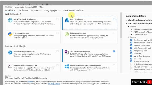 How to open Visual Studio Installer Workflows, Individual Components (2022) смотреть онлайн