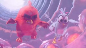 Mal and Others Meets The Angry Birds 2 Movie "That's My Sister" scene