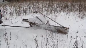 Бюджетный снежный отвал на УАЗ