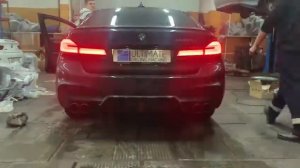 диффузор для BMW G30 с дополнительным стоп сигналом