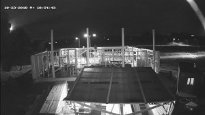 Таймлапс. Сборка каркасного дома за одну минуту.