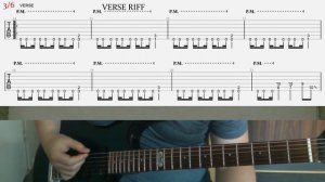 Slayer Blood Red rhythm guitar lesson