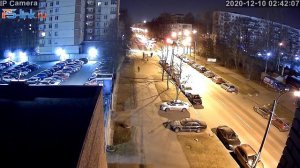 Пример записи Беспроводная уличная поворотная 4G LTE камера 2Мп Ps-Link GBT20