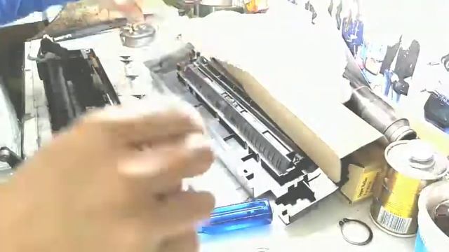 Upper Fuser Roller Installation Ricoh Aficio Mp2852 смотреть онлайн