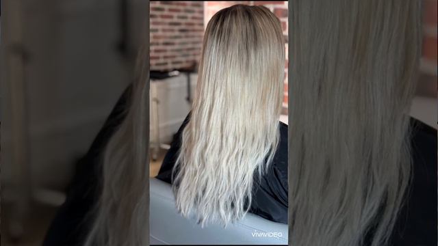 наращивания волос hair extensions #reels #newvideo #наращиваниеволос #hairextension #blonde