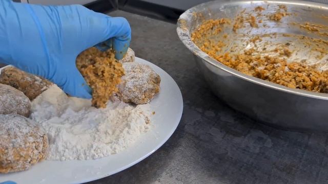 Тыквенно-рисовые котлеты веганский рецепт