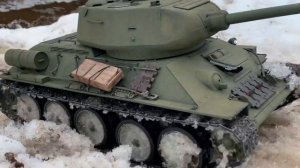 Радиоуправляемый танк Т-34-85. 1/16 scale rc tank T-34-85.