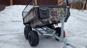Самосвальный прицеп для квадроцикла BATR 1700 professional