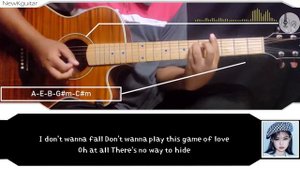 YOU AND ME Jennie guitar
