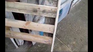 Скамейка из поддонов