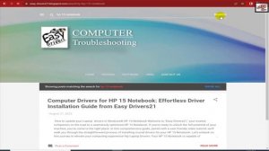 HP laptop drivers download and installation - HP 15 Notebook display, bluetooth & wifi driver
