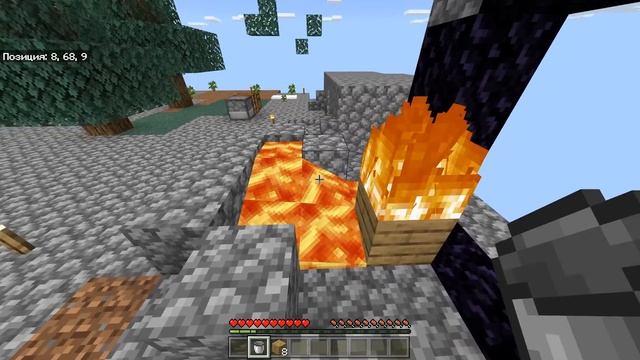 МАЙНКРАФТ ВЫЖИВАНИЕ НА ОСТРОВЕ СКАЙБЛОК #3 ПОРТАЛ В АД В БЕДРОК (ПЕ) смотреть онлайн