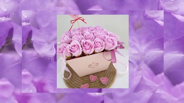 Композиции из пенных роз. смотреть онлайн