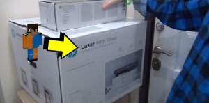 Принтер МФУ лазерный HP Laser 135w. Можно печатать со смартфона.