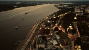 Нижний Новгород с высоты птичьего полёта 2022. Центральная часть города.