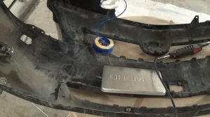 Ремонт бампера по технологии FULLEN POLYMER.