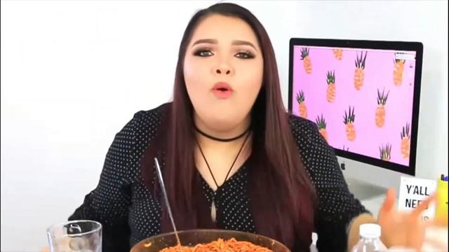 Mukbangers Trying Nuclear Fire Noodles! смотреть онлайн