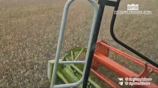Снова за рулем комбайна