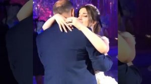 Танец отца и дочери. Армянская свадьба в городе Пятигорске