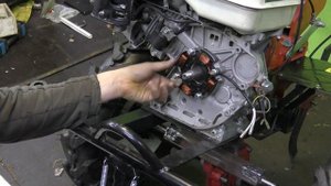 Мотоблок Shtenli | Устанавливаем мощную катушку на 18 А | Горят даже лампы | ENG. SUB