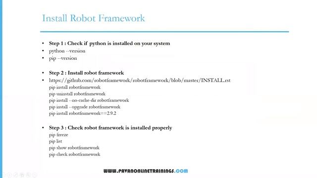 Tutorial 1- Selenium with Python | Robot Framework | Installation & Configurations