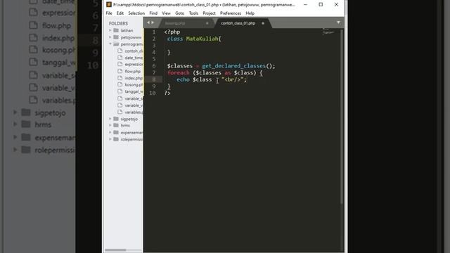 Class 01. Pengenalan Class di PHP смотреть онлайн