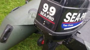Обзор как упростить жизнь с комплектом nissamaran 380 и мотором seapro 9.9