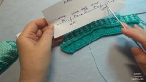 вязание спицами пинетки #112