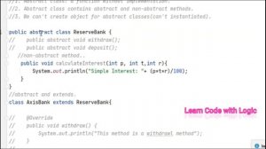 Java Abstract class Tutorial for beginner's ||  Abstract class in Java || How to obtain abstraction