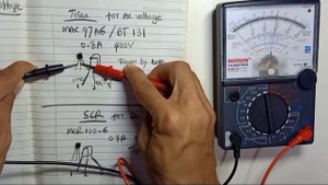 Triac MAC97A6 and SCR Thyristor MCR 100-6