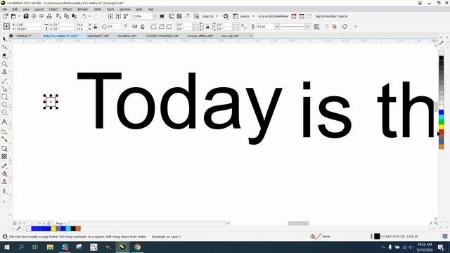 Corel Draw Tips & Tricks Make a Font Italic and others on you page the same Part 2 смотреть онлайн