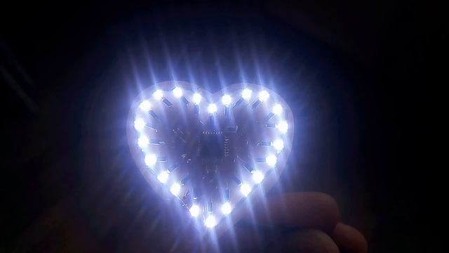 Светодиодное сердце своими руками. смотреть онлайн