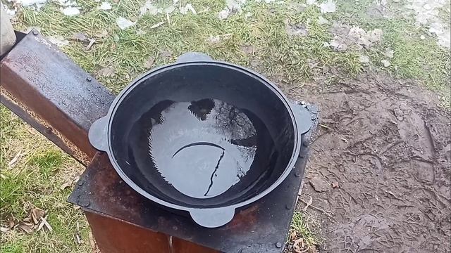 Рождественские караси в сметане в казане на костре!!! #трабы, #сморгонь