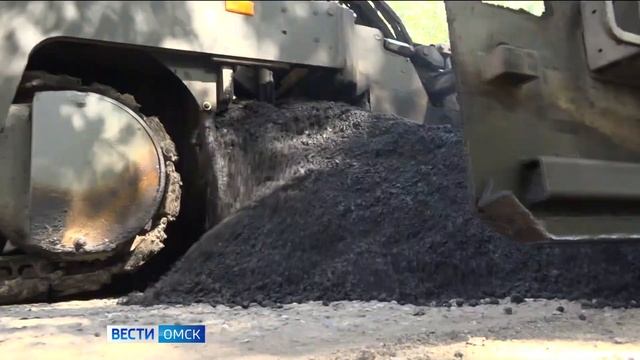 В омском посёлке Осташково завершили ремонт дороги смотреть онлайн