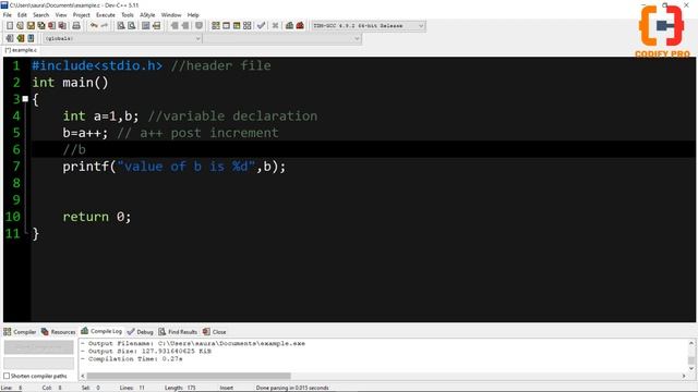 Unary Operator in C | Increment & Decrement Operator | Hindi