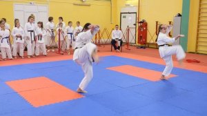 Карате сётокан. Краевые соревнования по карате ВБЕ. 12 декабря 2021. Девочки 12 лет. Ката - 04.