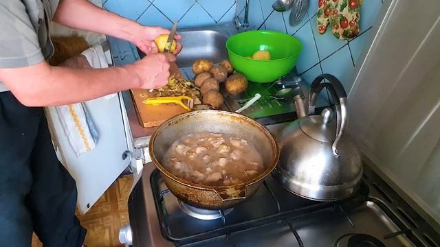 Пюре и окорочка