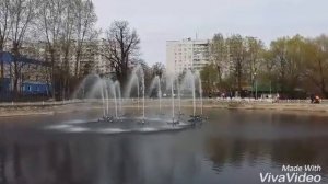 Открытие фонтана в Лианозовском парке.2016