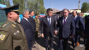 Ворух встречи президента Таджикистана и киргизистон в ворух