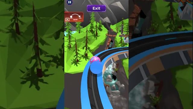 Sky Rolling Ball 3D - All Levels Gameplay Android, iOS #49 ( Level 347 - 351 ) смотреть онлайн